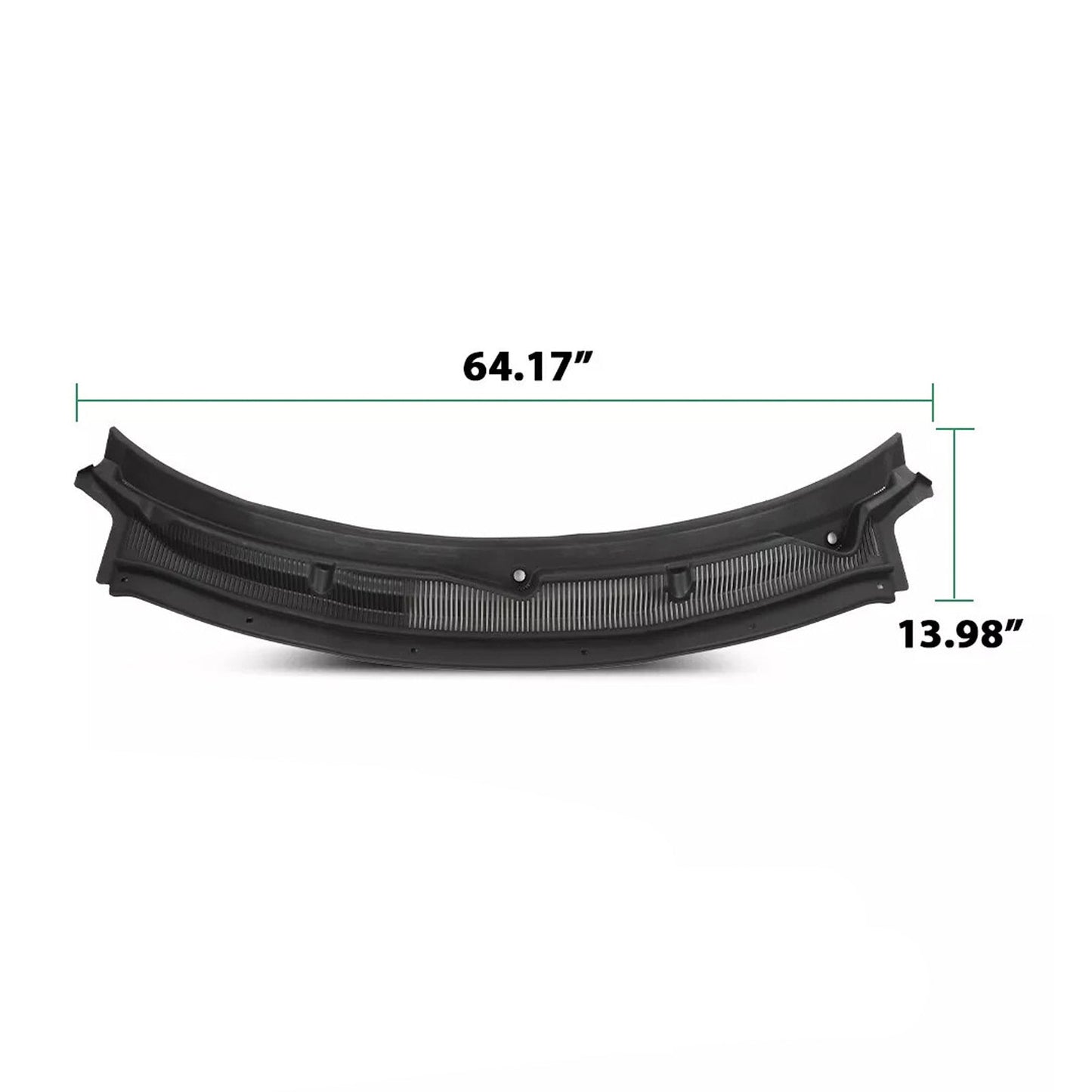 Griglia superiore del cofano del parabrezza per Ford Police Interceptor Utility Base 2015-2016 3.5L V6 - Benzina, 3.7L V6 - Flex, 3.7L V6 - Benzina BB5Z78022A68AA