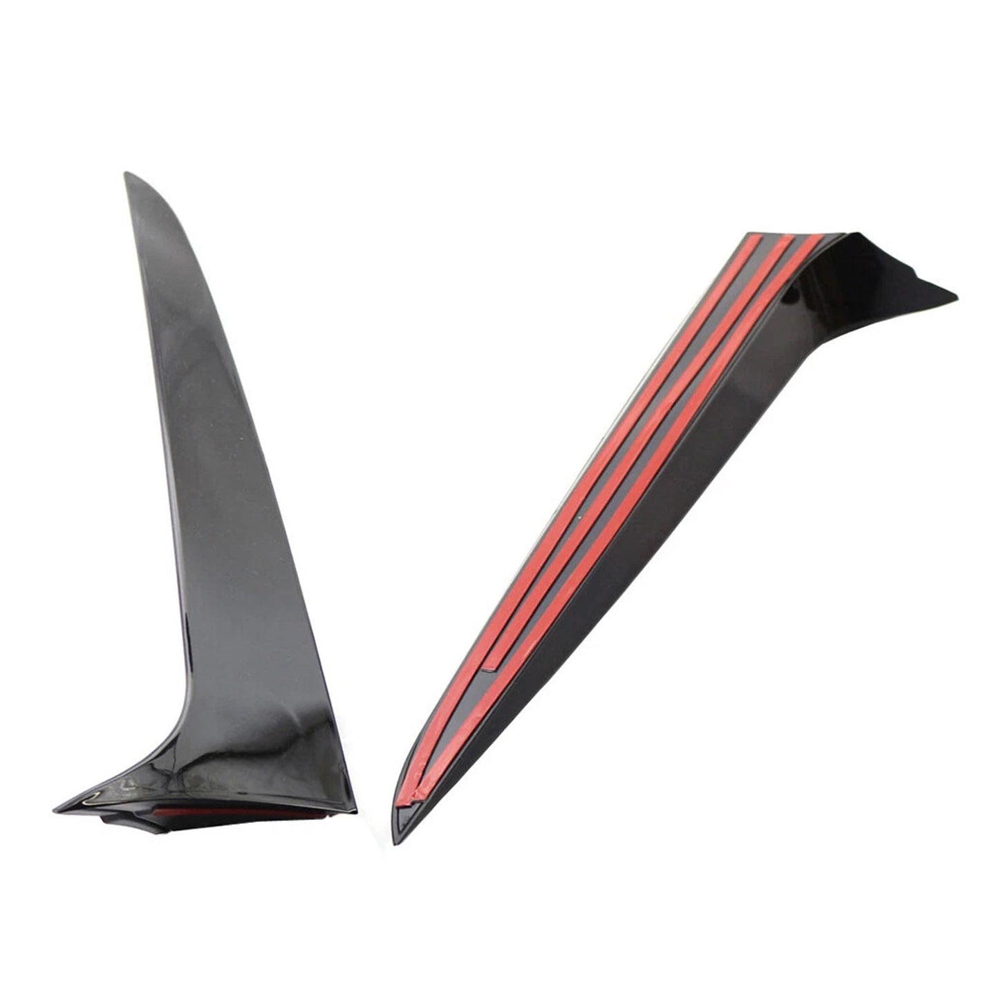 Spoiler laterali per lunotto posteriore BMW X3 F25 2011-2017, nero lucido, coppia