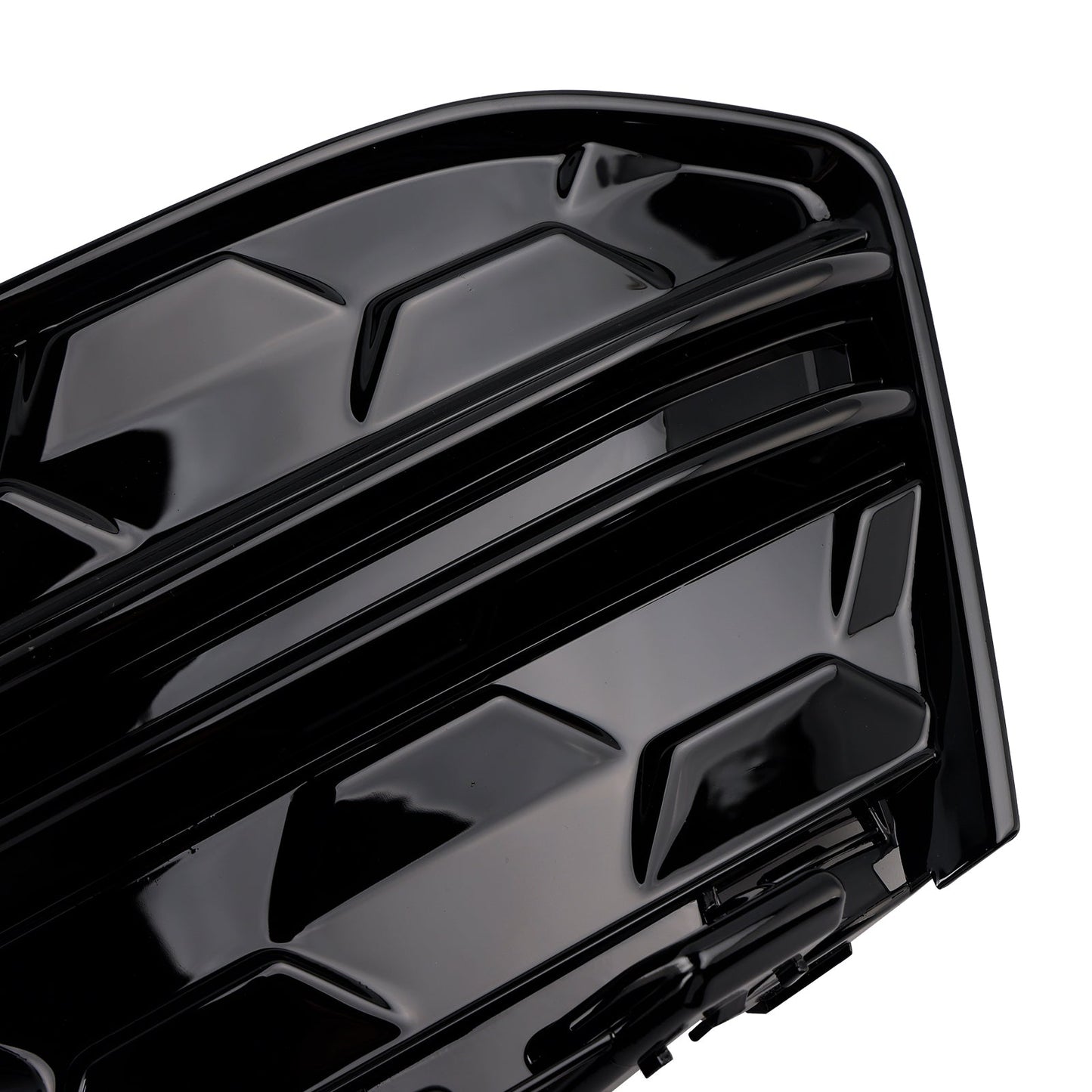 Griglia fendinebbia paraurti anteriore Audi A6 C8PA S-Line S6 2023+ nera (2 pezzi)