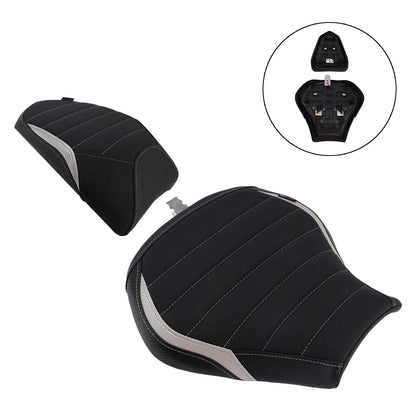 Kit di sedili posteriori grigio per conducente e passeggero per Kawasaki Ninja H2 Sx 2022-2025