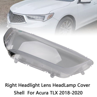 Lente del faro destro Acura TLX 2018-2020, copertura del faro anteriore
