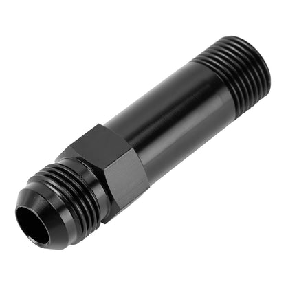 Raccordo adattatore per scarico turbo conico da 1/2"" NPT a maschio svasato dritto da 10AN