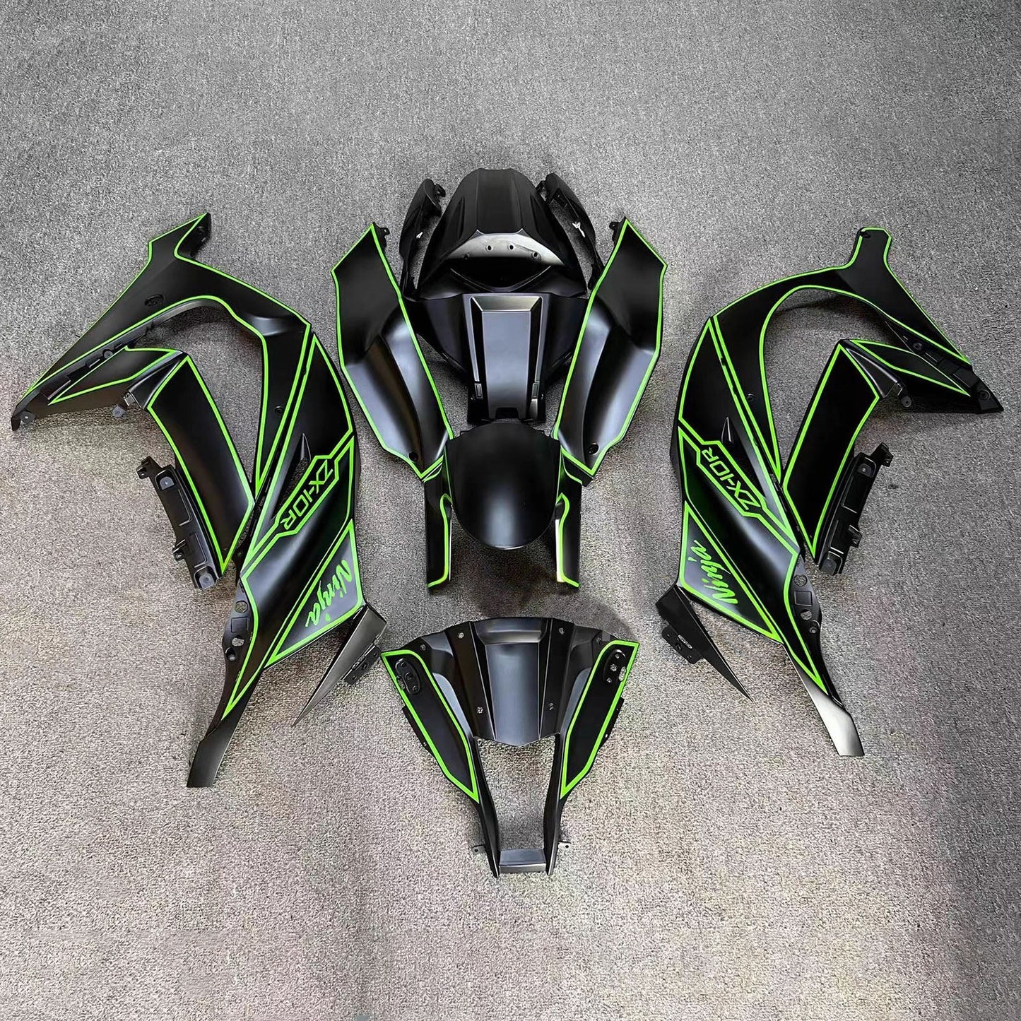 Kit carenatura iniezione in plastica ABS adatto per Kawasaki ZX10R 2016-2020