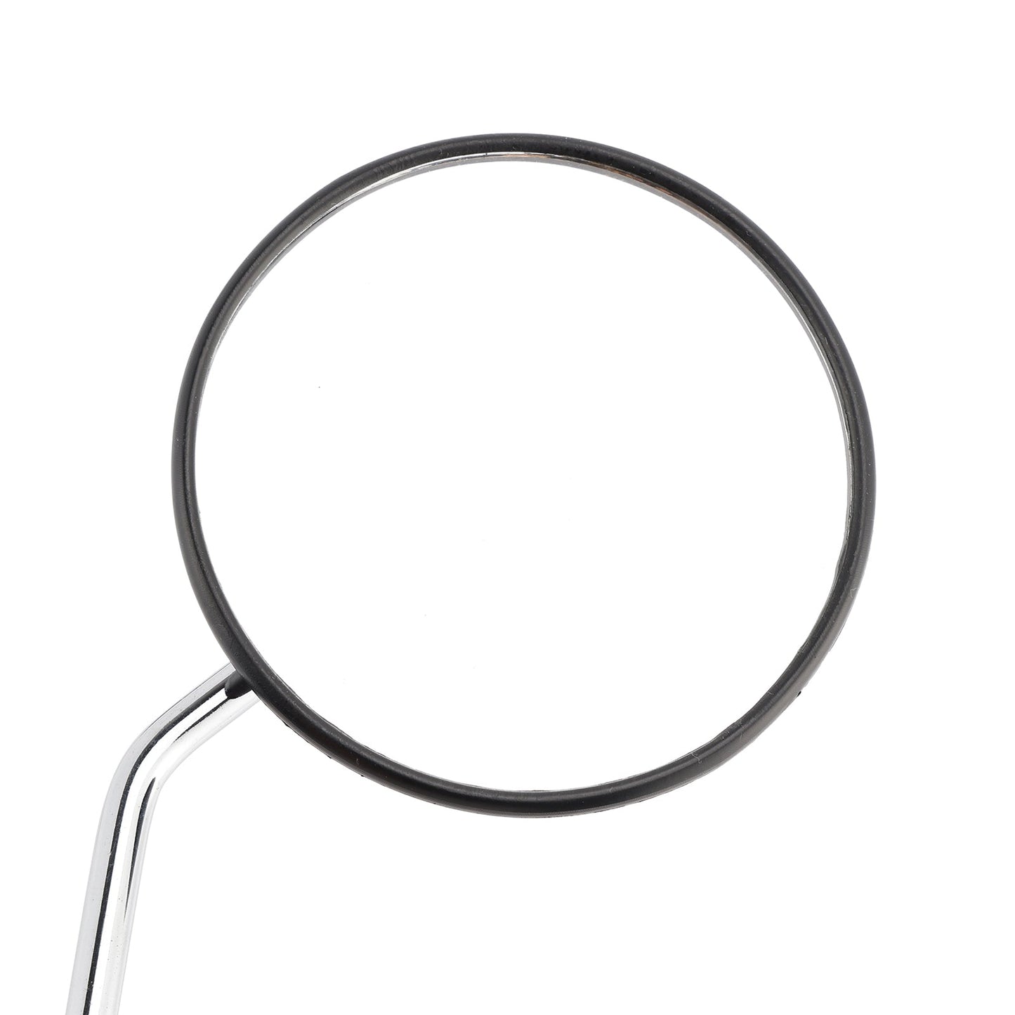 Specchio rotondo nero con braccio cromato da 8 mm per Honda NA/NC/NN/NQ/NX/PA/SE/TG50 C70