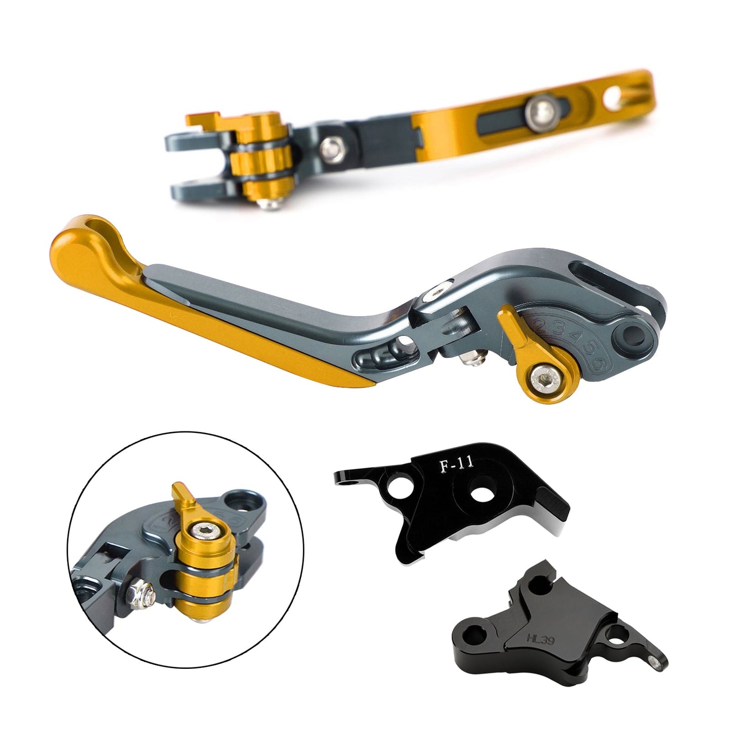 Leva freno frizione regolabile adatta per CFMOTO 700CL-X Sport 2021-2024