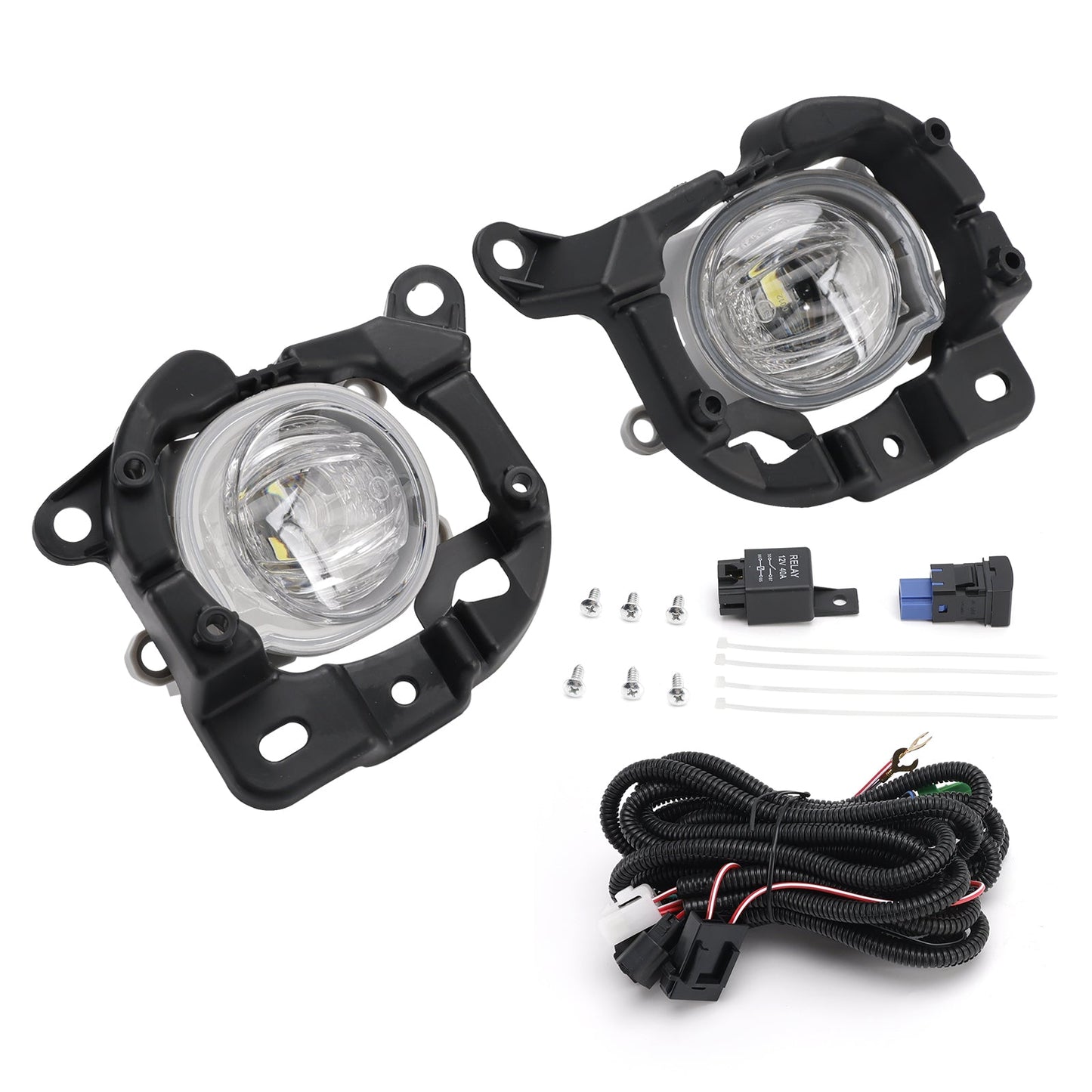 Coppia di fendinebbia a LED per paraurti con interruttore per Toyota Venza 2021-2024 TO1038271