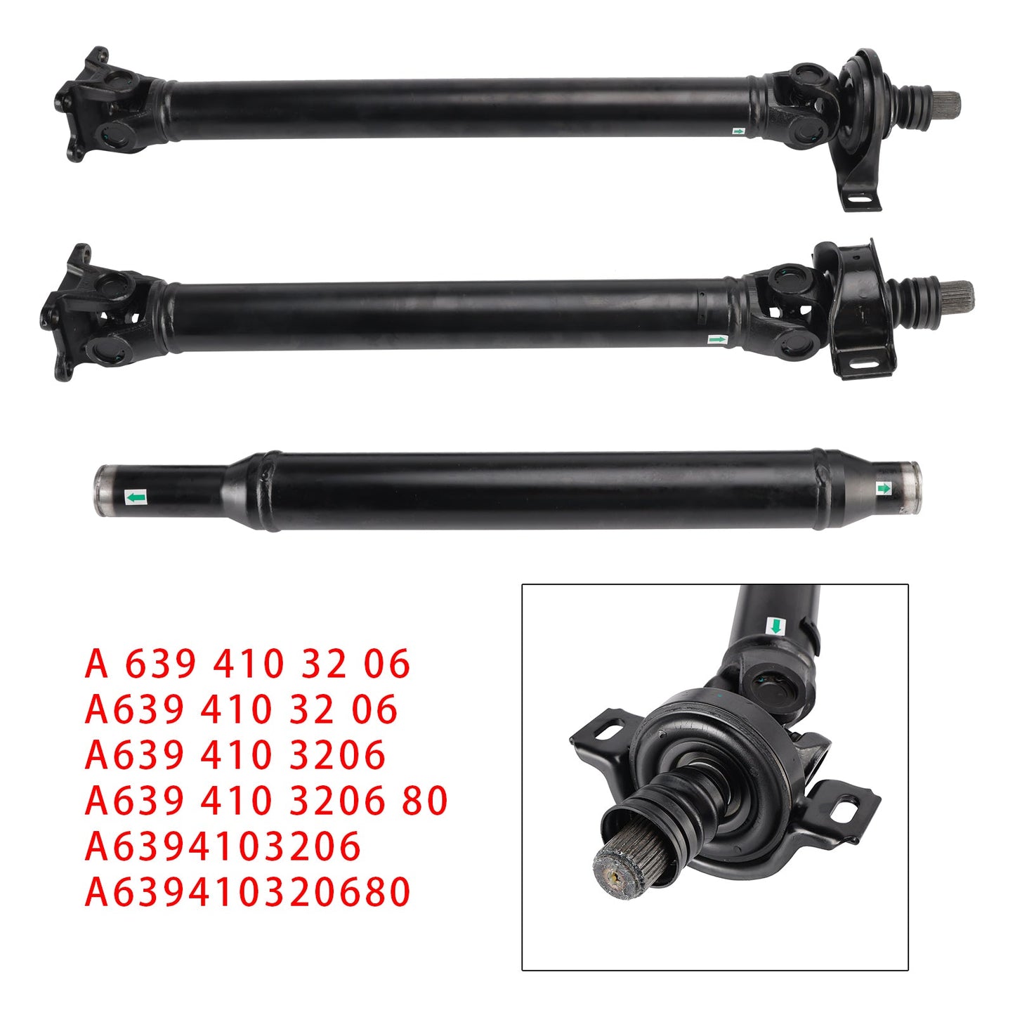 02.1996-07.2003 MERCEDES-BENZ VITO Bus (638) 113 2.0 (638.114, 638.194) 95/129 Albero di trasmissione Albero di trasmissione 2211mm Lunghezza 6394103206
