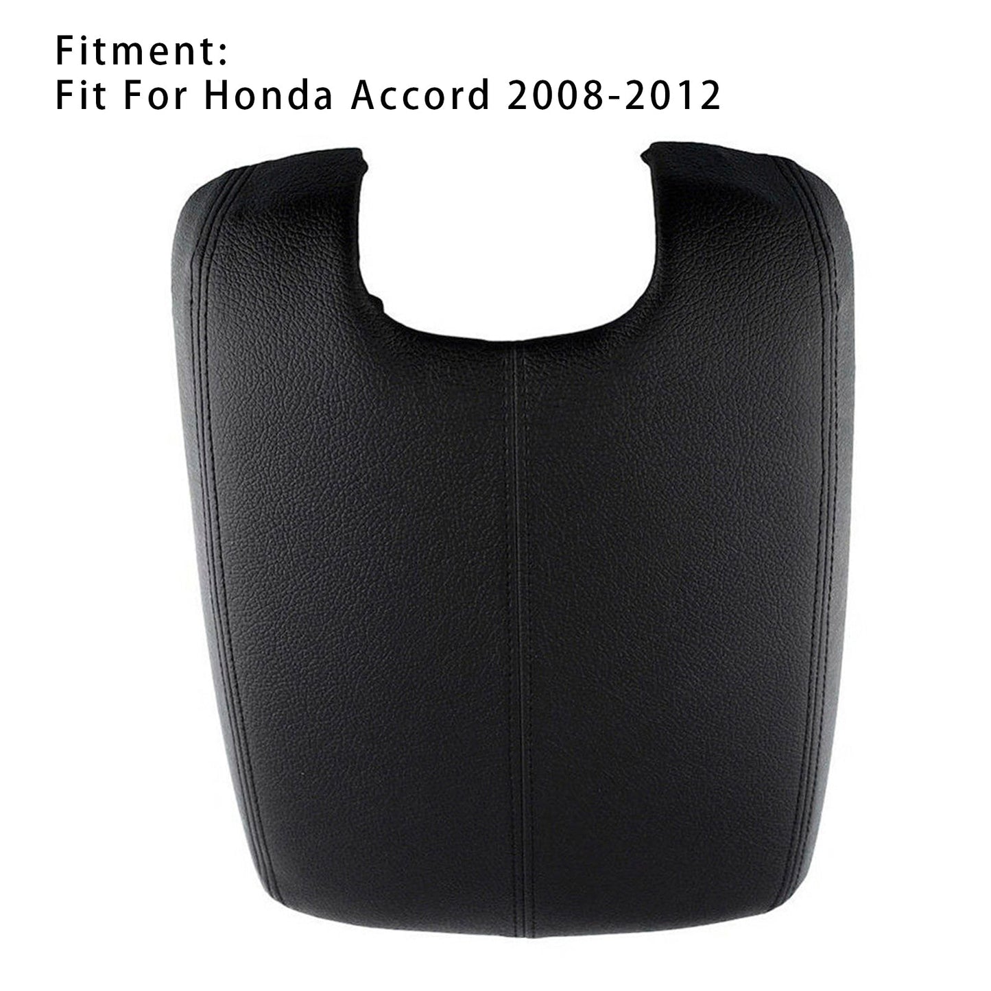 Coperchio della console centrale del bracciolo in pelle nera per Honda Accord 2008-2012