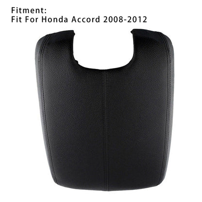 Coperchio della console centrale del bracciolo in pelle nera per Honda Accord 2008-2012