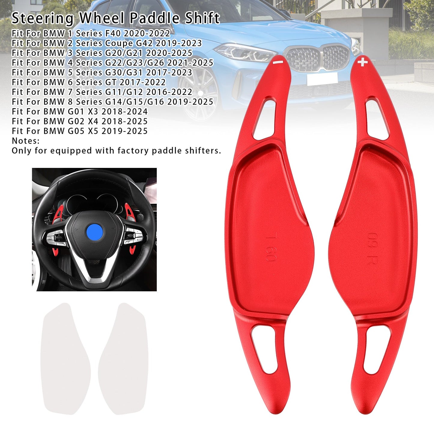 Leva del cambio al volante per BMW G20 G21 G30 G31 F40 F22