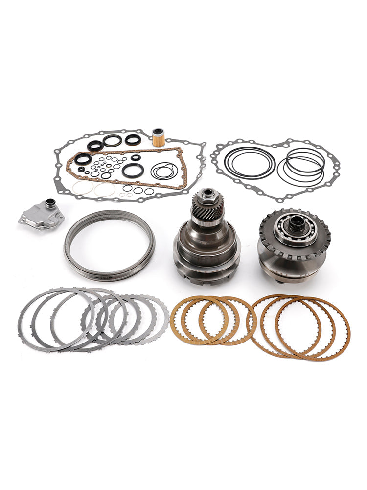 Puleggia per trasmissione CVT Nissan Versa Hatchback 25T con cinghia + catena e kit di revisione RE0F10A JF011E per modelli dal 2006 al 2013.