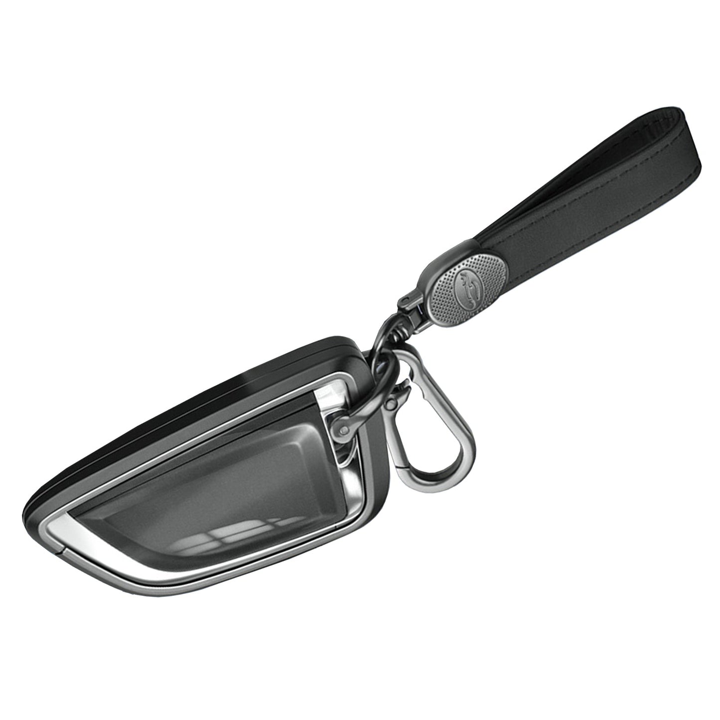 Custodia per chiave auto in TPU nero in lega di alluminio con fibbia per BMW X3 X1 X5