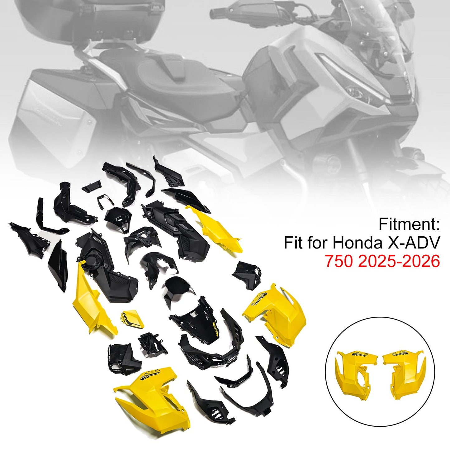 Kit di carene stampate a iniezione per Honda X-ADV 750 2025-2026