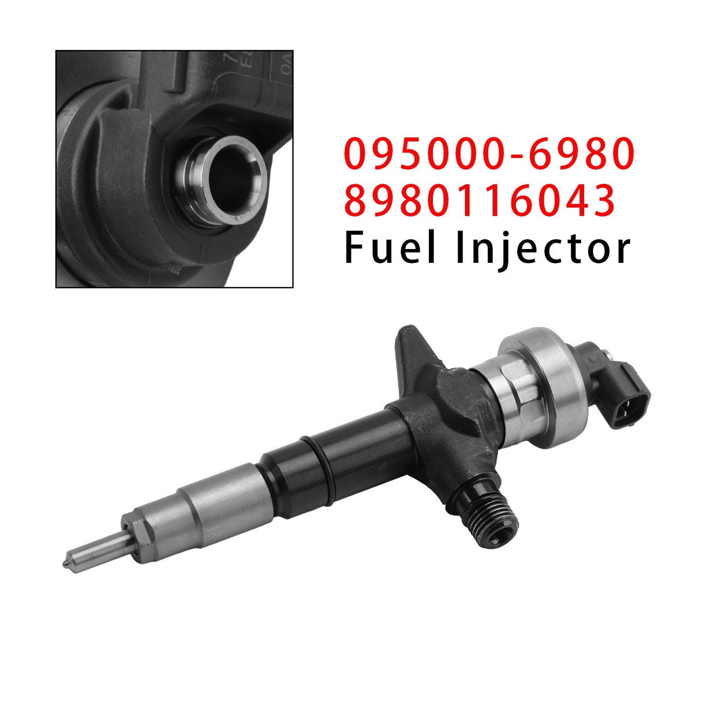 Iniettore di carburante 1 pezzo per motore Holden/Isuzu 4JJ1 3.0L (anni 2007-2012) Codice articolo: 095000-6980