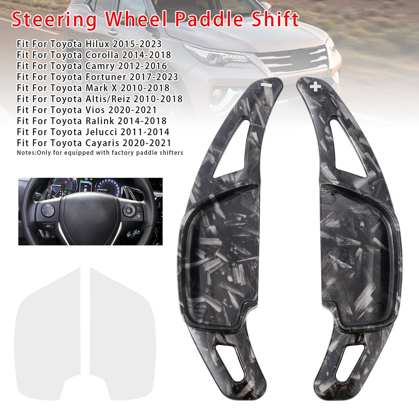 Leva del cambio al volante per Toyota Hilux Fortuner