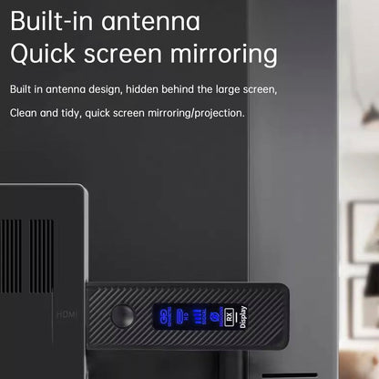 Proiettore wireless HDMI con schermo singolo HD 1080P 50M Trasmettitore e ricevitore video