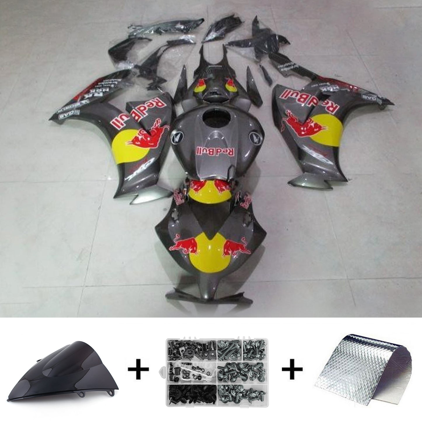 Kit carenatura Bodywork ABS di plastica per Honda CBR1000RR 2012-2016