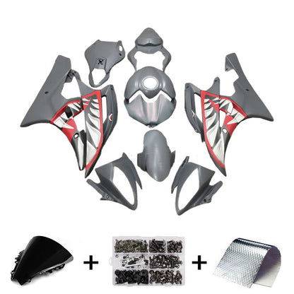 Kit carenatura iniezione plastica ABS per Yamaha YZFR6 YZF-R6 2006-2007