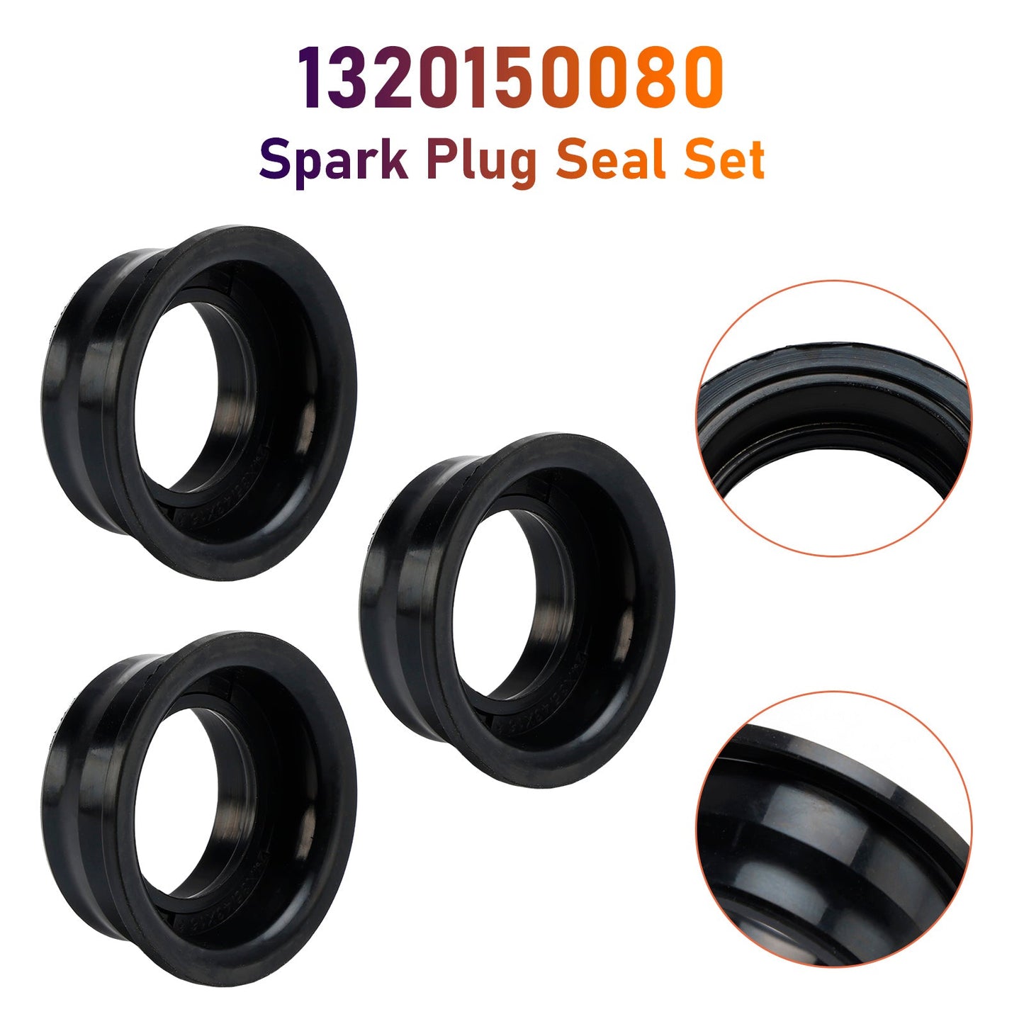 2008-2015 Smart Fortwo 3 pezzi Nuovo set di guarnizioni per candele C638GS 1320150080