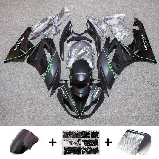 Kit carenatura iniezione in plastica ABS adatto per Kawasaki ZX6R 636 2009-2012
