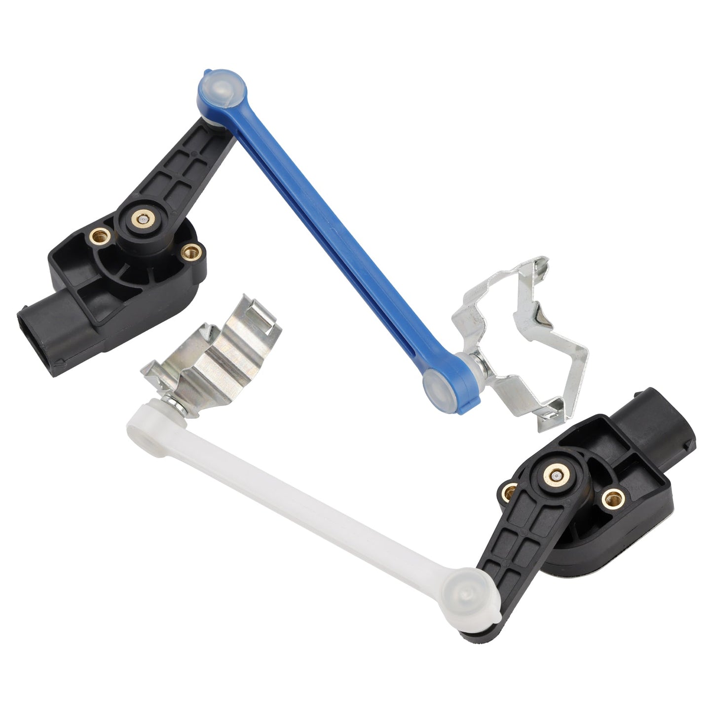 Coppia di sensori di livello altezza anteriore per Audi A6 C5 Allroad Quattro 2000-2005