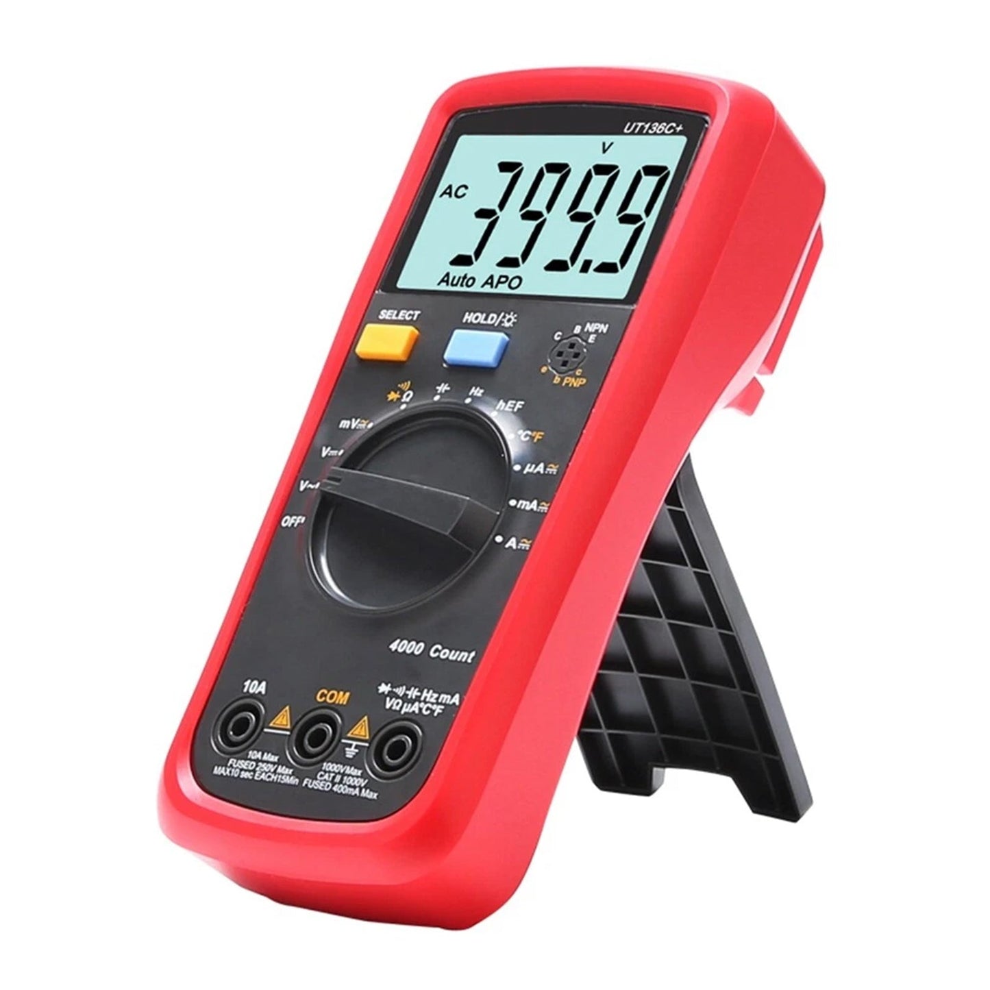 Multimetro digitale UT136C+ Tester Voltmetro CC Amperometro Ohm