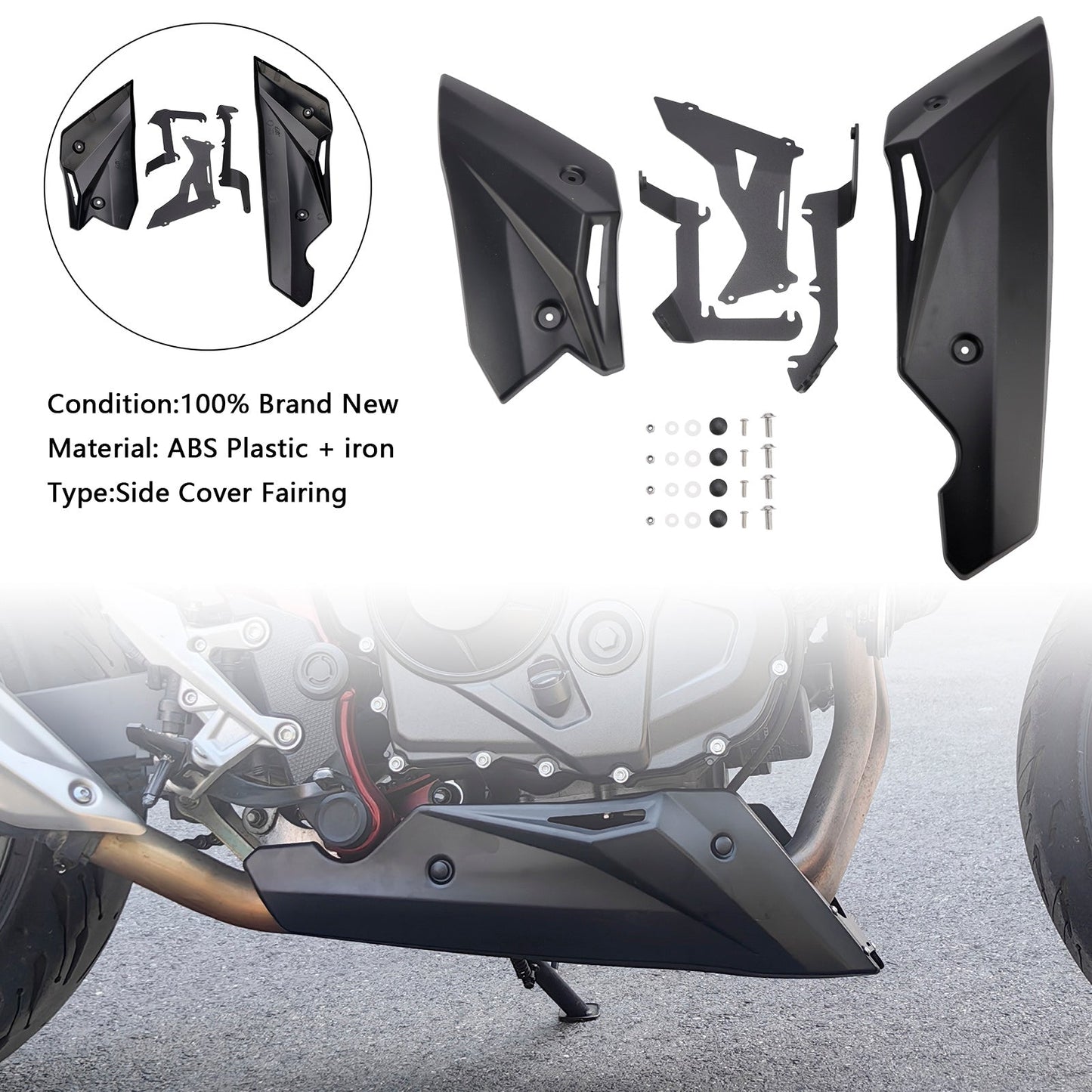 Copertura protettiva decorativa per piastra motore inferiore Honda CB750 Hornet 2023-2024