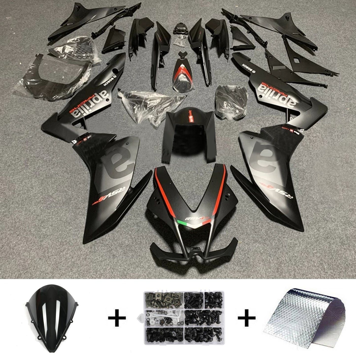 2009-2015 Aprilia RSV4 1000 Kit carena iniezione Carrozzeria Plastica ABS