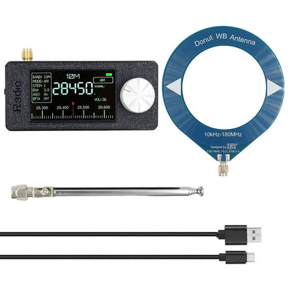 Ricevitore radio portatile SI4732 0,5-108 MHz LSB AM FM Mini tascabile per tutte le bande