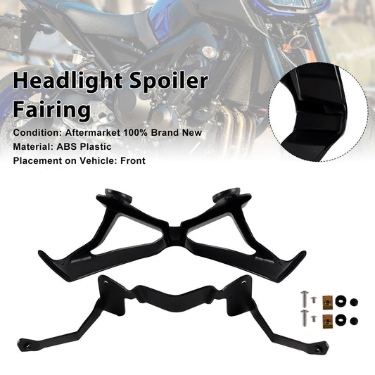 Carenatura aerodinamica con alette per faro anteriore per Yamaha MT-09 2017-2020