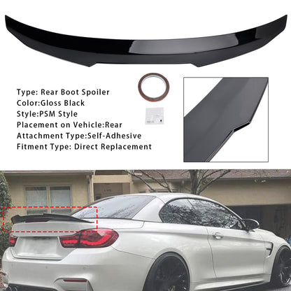 Spoiler posteriore nero lucido per M4 F83 Cabrio 2015-2020