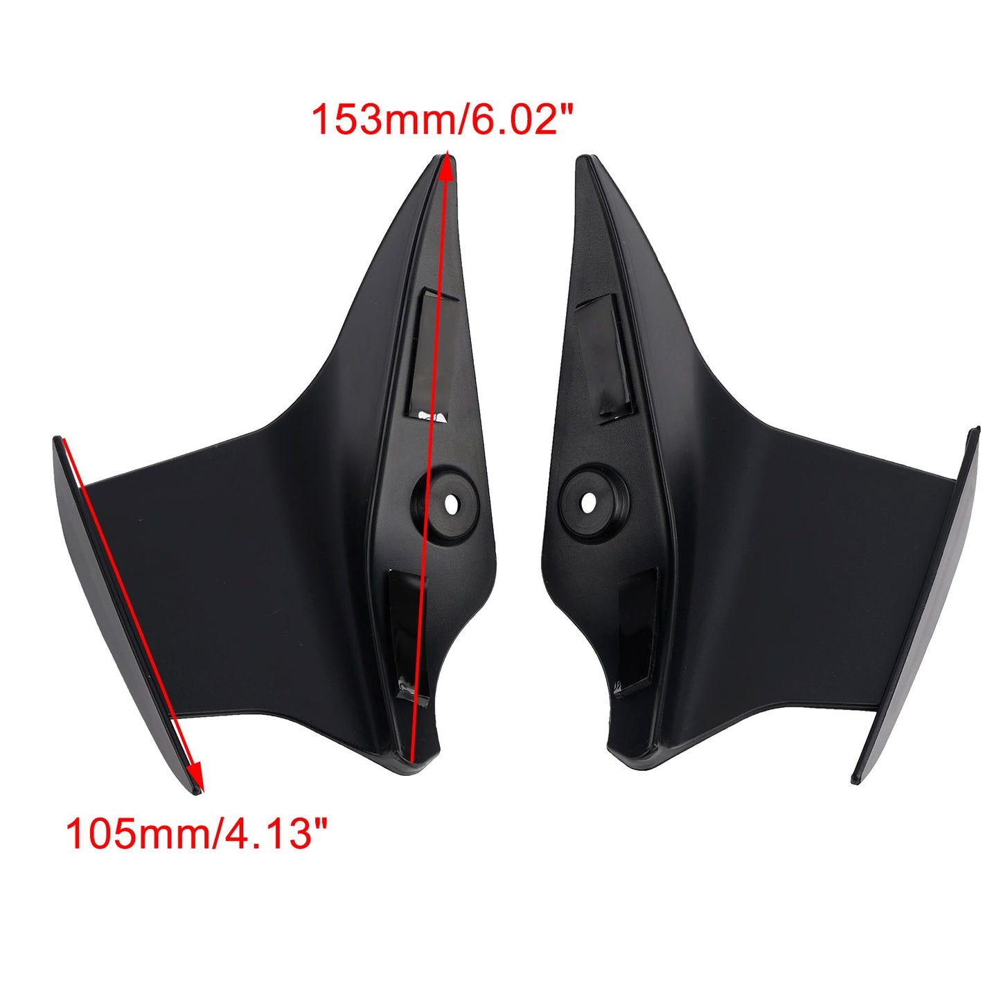 Deflettore aerodinamico con alette per carenatura compatibile con Yamaha MT-09 / MT-09 SP 2024-2025
