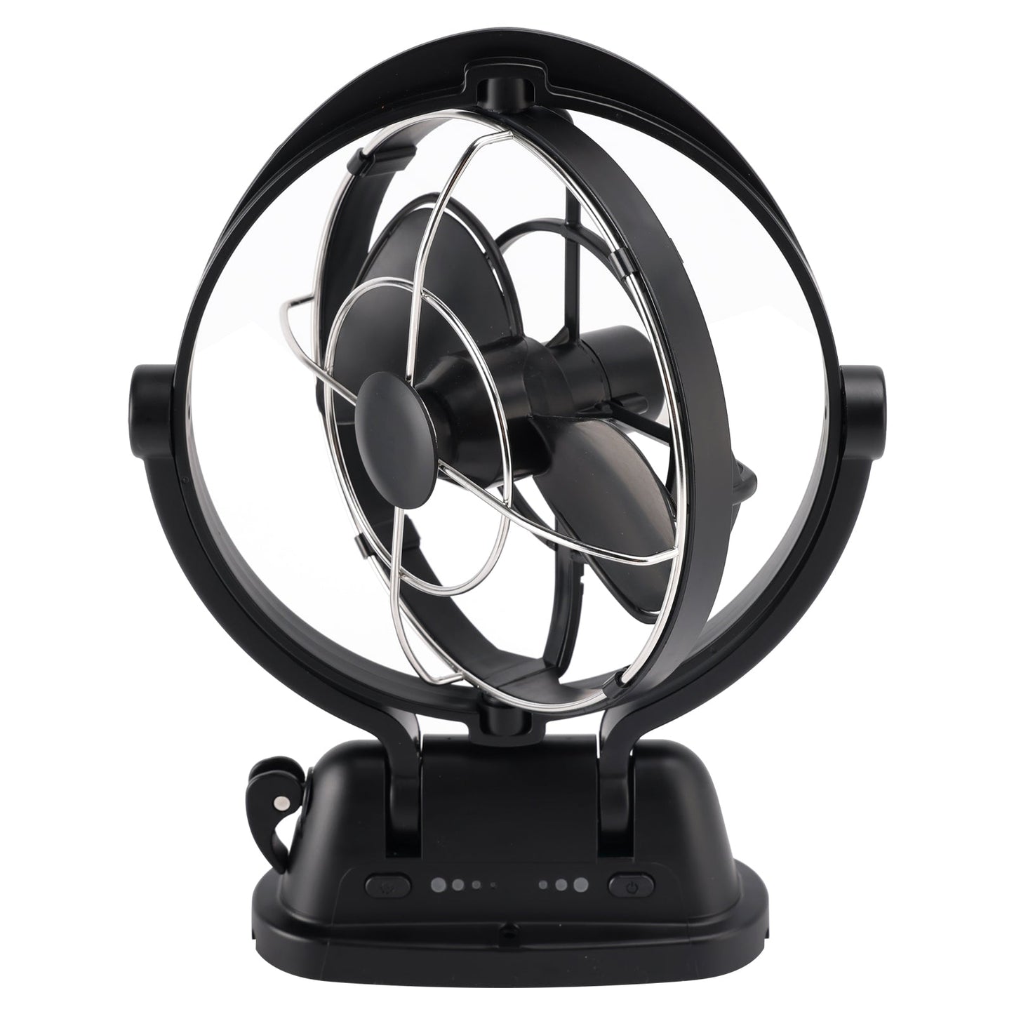 Ventola di ventilazione intelligente a bassa potenza con controllo della temperatura progettata specificamente per ambienti di navi e camper 12 V/24 V nera