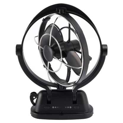 Ventola di ventilazione intelligente a bassa potenza con controllo della temperatura progettata specificamente per ambienti di navi e camper 12 V/24 V nera