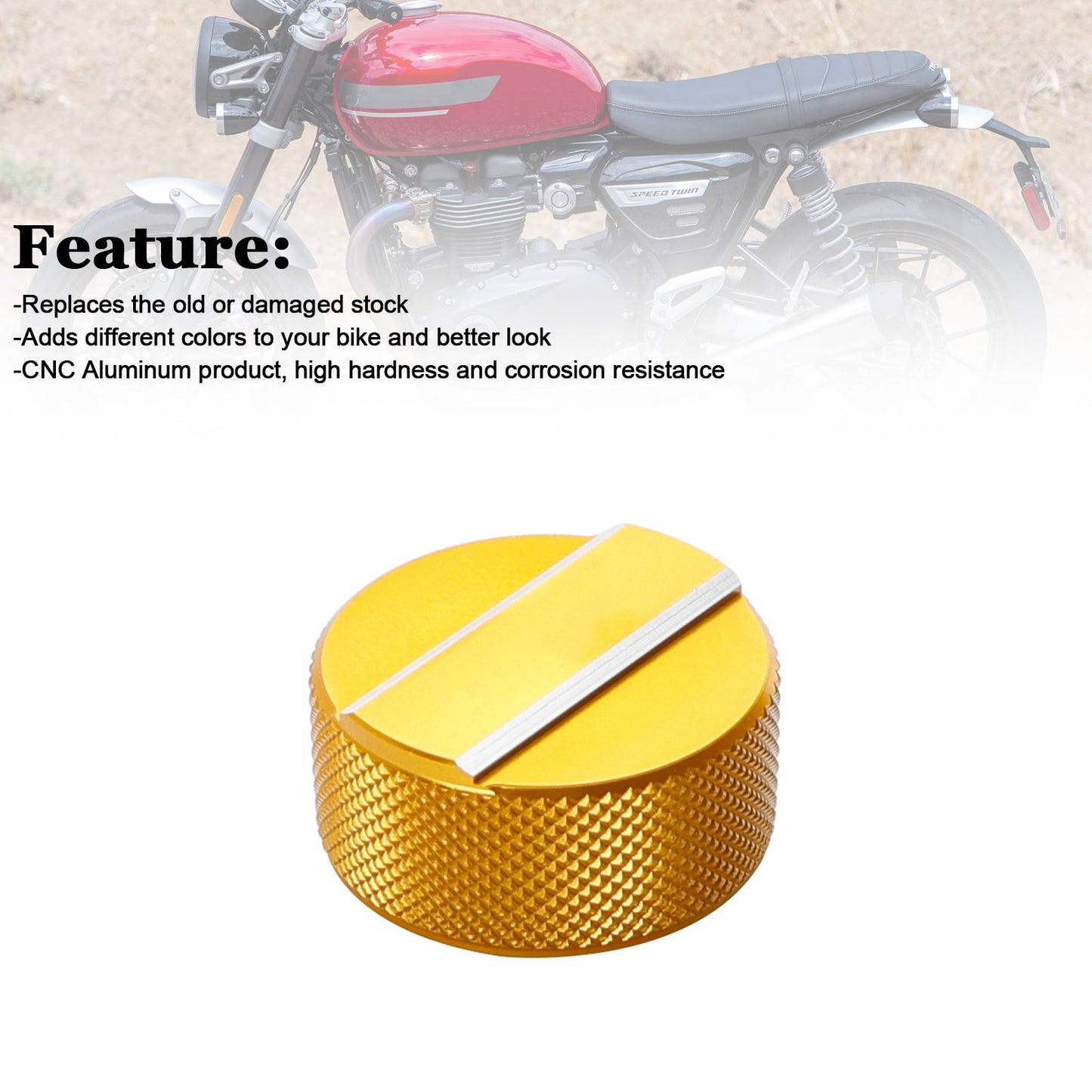 Coperchio del radiatore Triumph Speed 400 2023-2025, tappo del liquido di raffreddamento