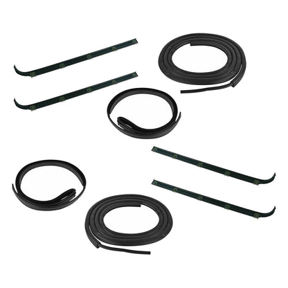 Kit guarnizioni per portiera anteriore Ford Bronco 1987-1996, 8 pezzi, kit guarnizioni per finestrini e portiere