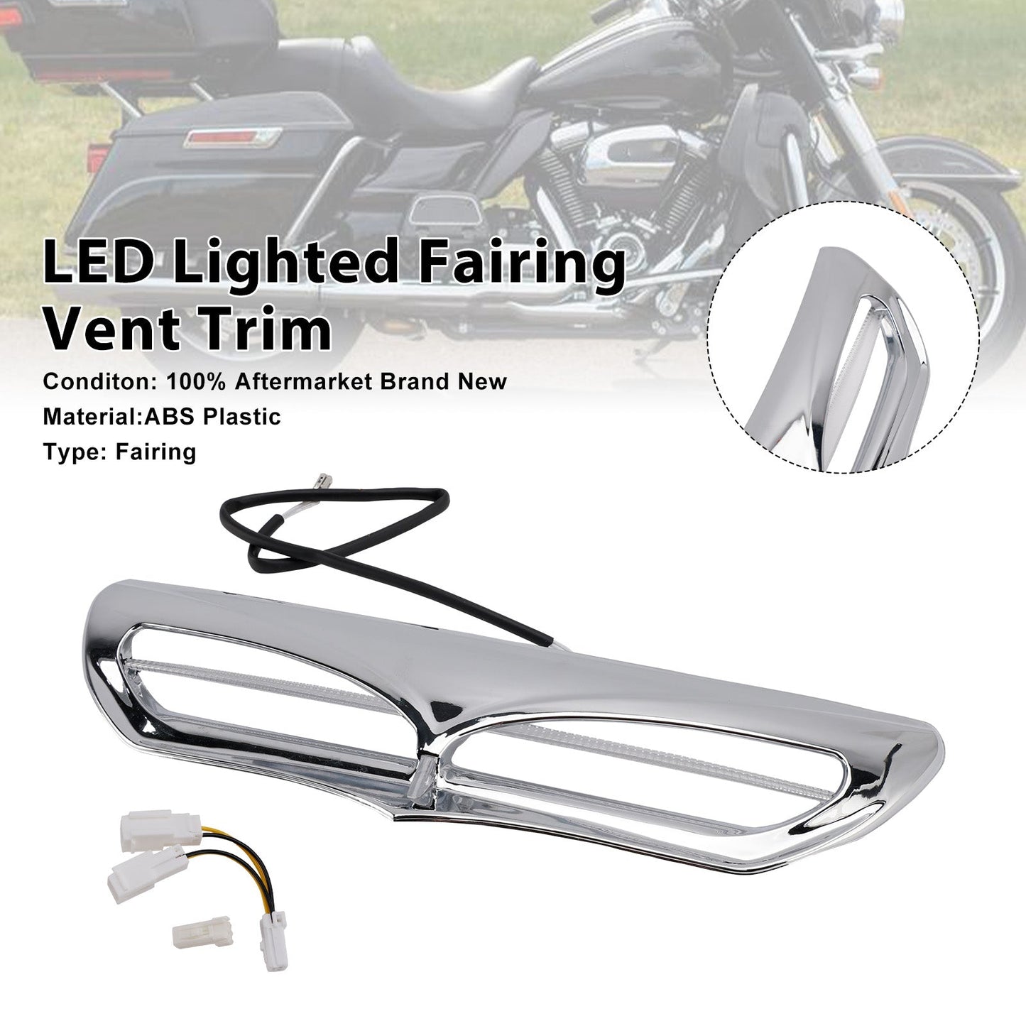 Carenatura con illuminazione a LED per Electra Street Glide FLHTCU 2014-2022