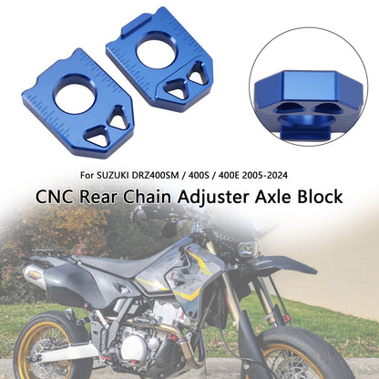 Blocco asse tendicatena posteriore CNC SUZUKI DRZ400SM 400S 400E 2005-2024