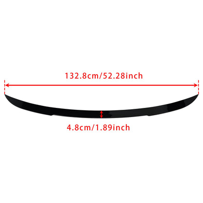 Spoiler posteriore centrale nero lucido per BMW X3 F25 2010-2018