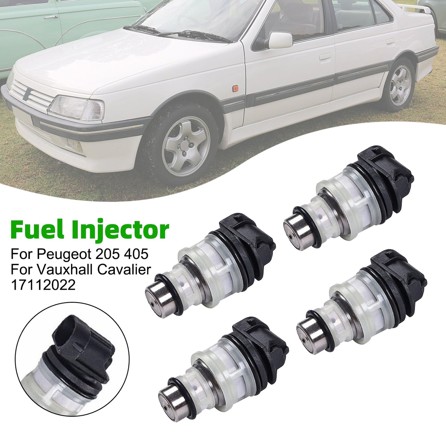 4 iniettori di carburante per Peugeot 205 405 e Vauxhall Cavalier 17112022
