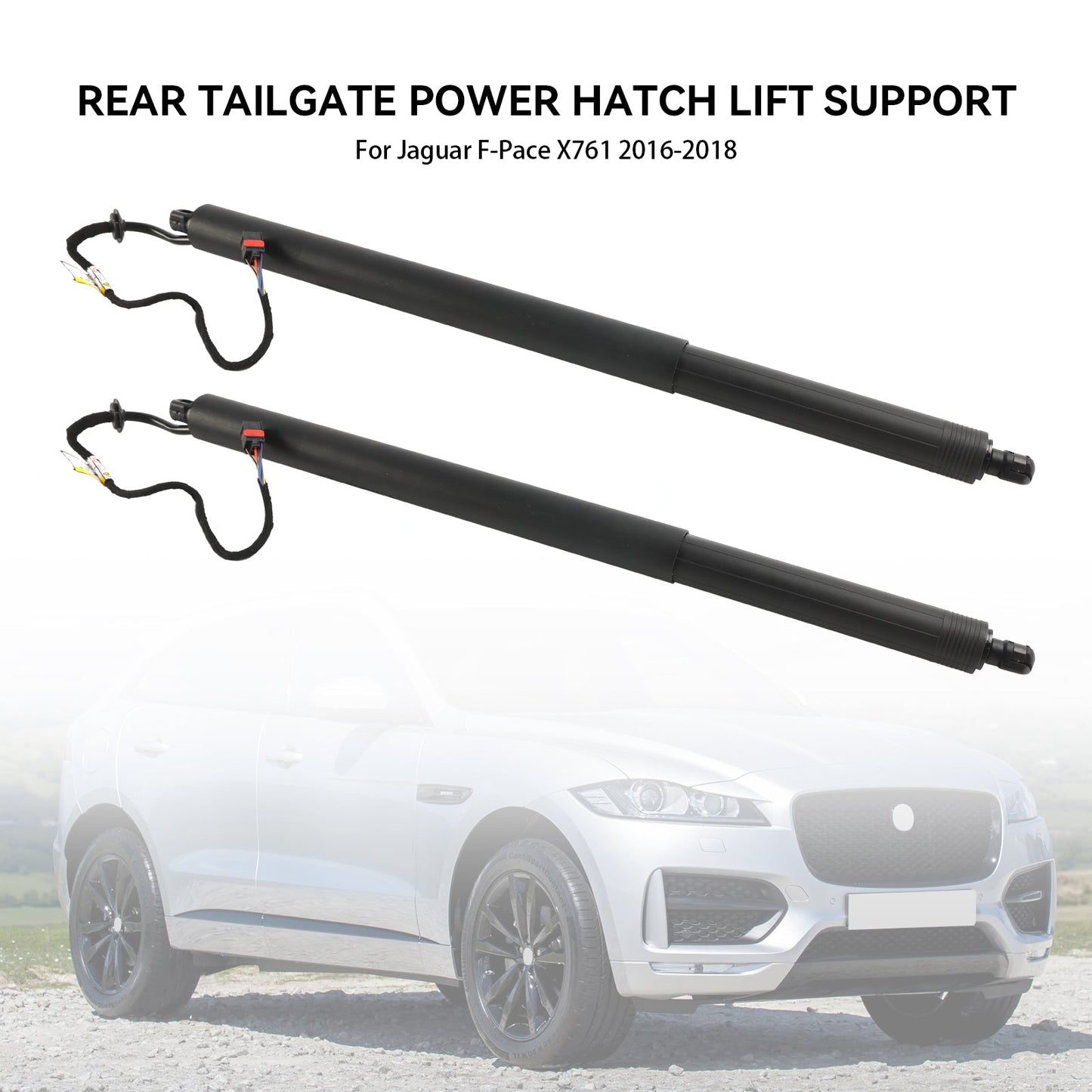2016-2018 Jaguar F-Pace X761 2 pezzi montanti elettrici posteriori per portellone posteriore HK8370354AA T4A1144 462420086