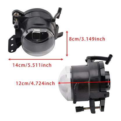 Coppia di alloggiamenti per lampadine fendinebbia paraurti anteriore BMW E60 Serie 5 2004-2007