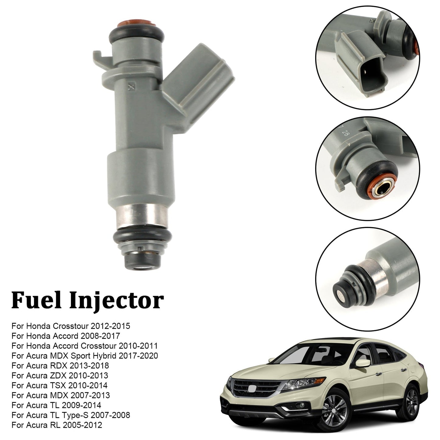 2009-2014 Acura TL 1 PZ Iniettore di carburante 16450-R70-A01