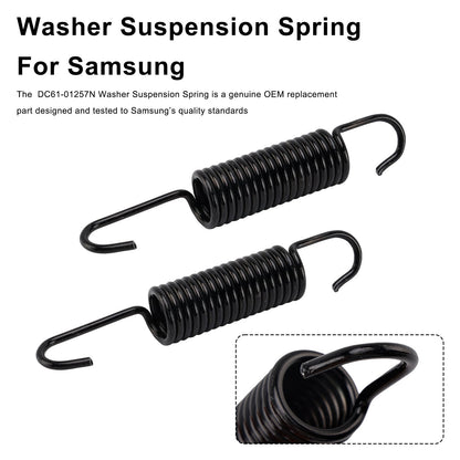 2 pezzi DC61-01257N Molla di sospensione per lavatrice Samsung sostituisce 592-49396 592-49474