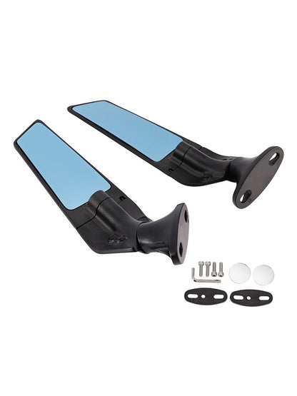 Specchietti retrovisori neri a pinna per Honda CBR600F 2011-2014 e CBR650R 2019-2023