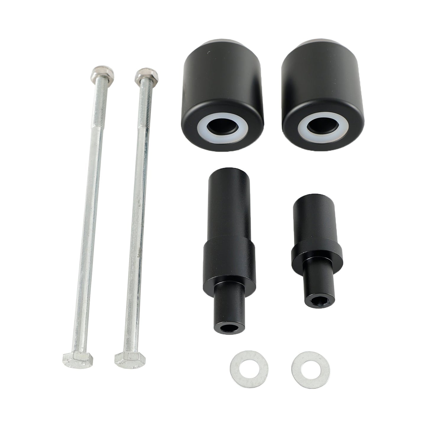 Crash Bobbin Protector Slider Alluminio Nero Per Kawasaki Z650 Ninja 650 17-23