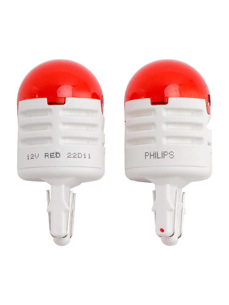Luce auto LED rossa Ultinon Pro3000 W21/5W 11066 U30R per PHILIPS