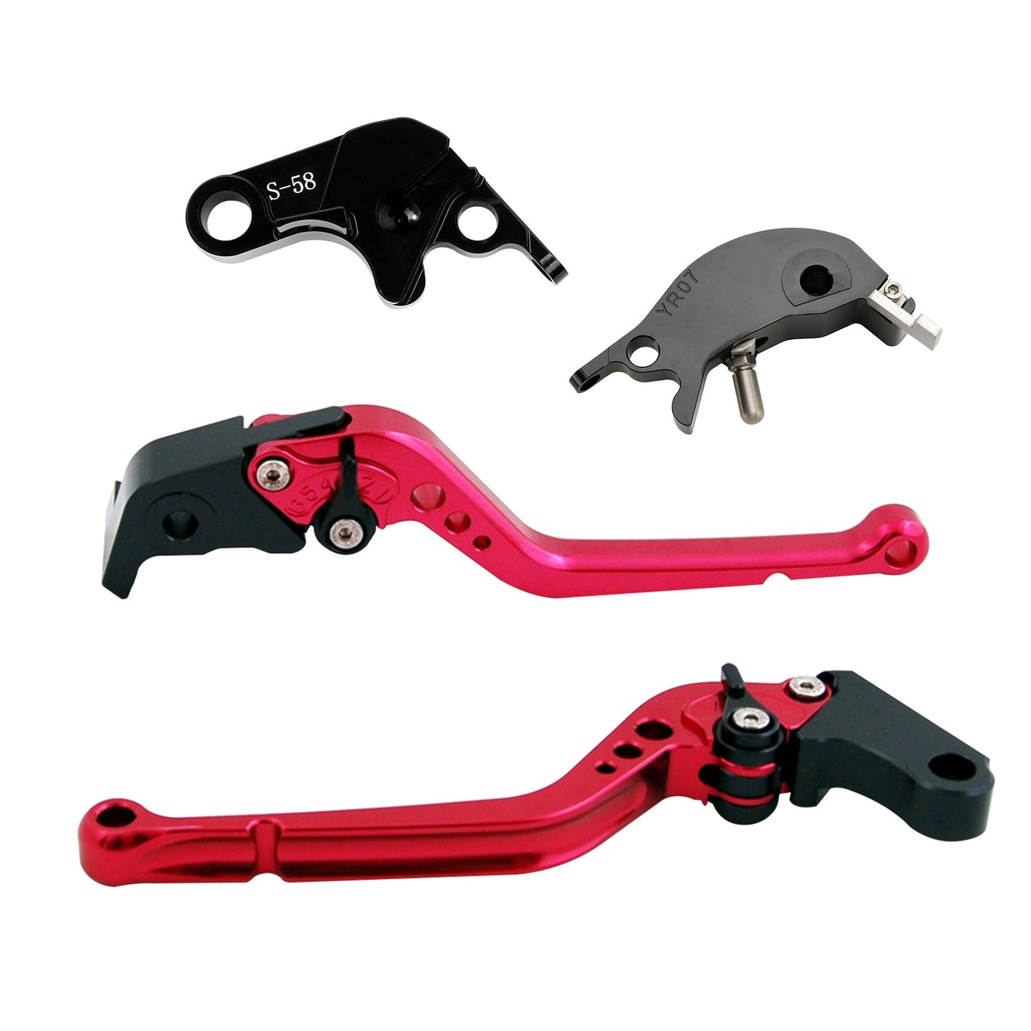 Leva frizione freno lunga adatta per YAMAHA YZF R7 MT-10/SP FZ-10/SP 2022-23