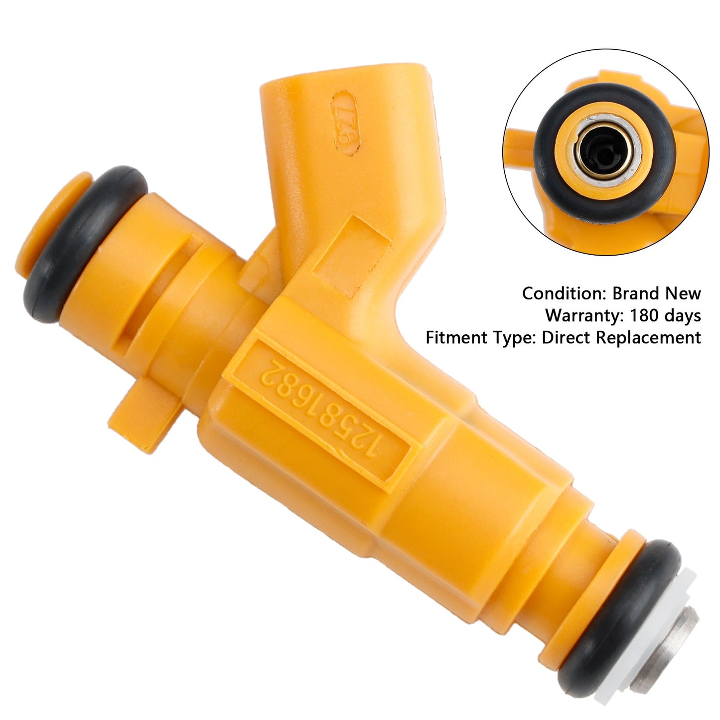 1 pz Iniettore carburante 0280156129 Adatto per Vauxhall Vectra Adatto per Saab 9-3 2.8L 12581682