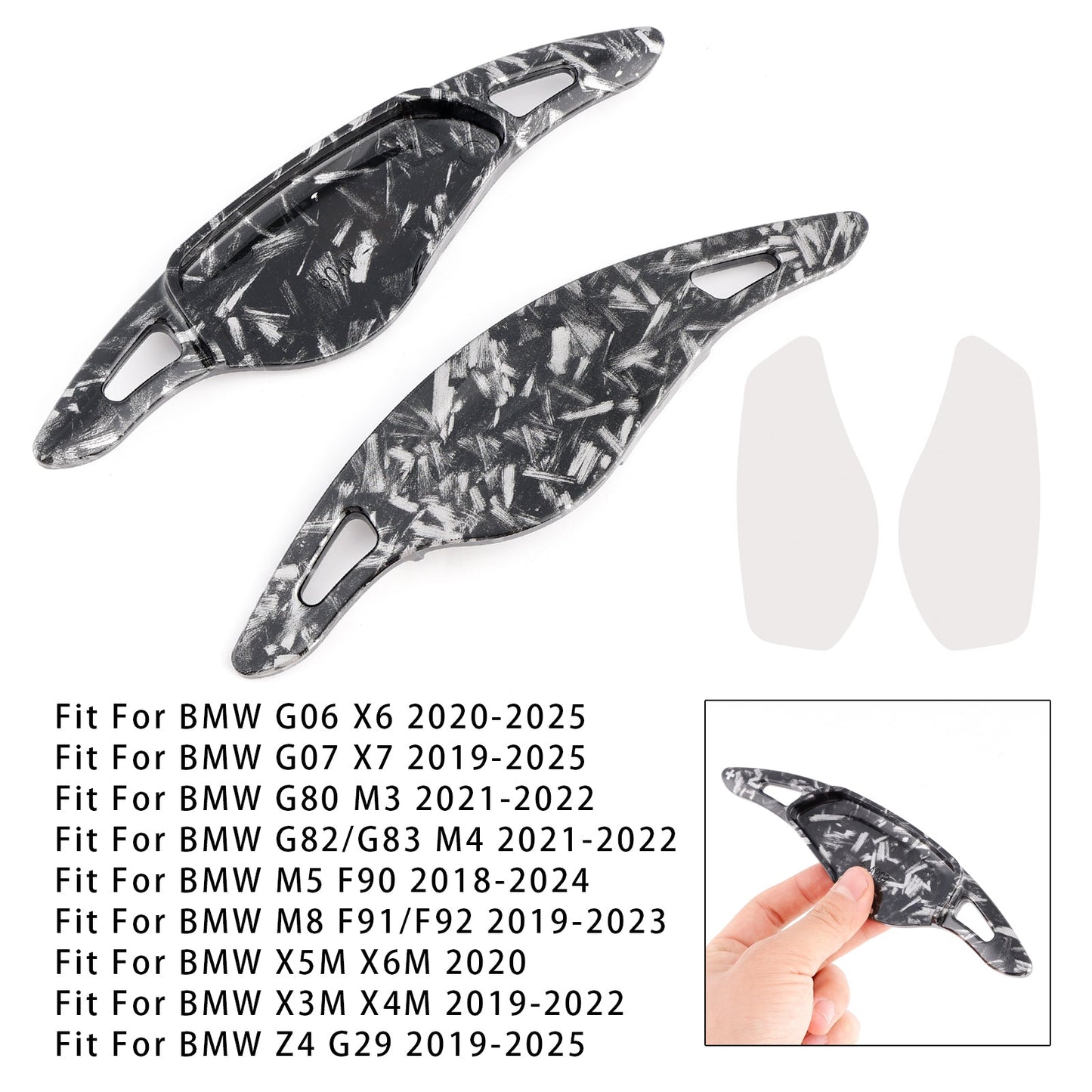 Estensioni per le leve del cambio al volante per BMW G01 X3 F97 X3M G02 X4 X4M